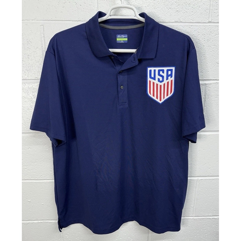 Ben Hogan Polo Shirt Blue US Soccer Performance / Men's 2XL